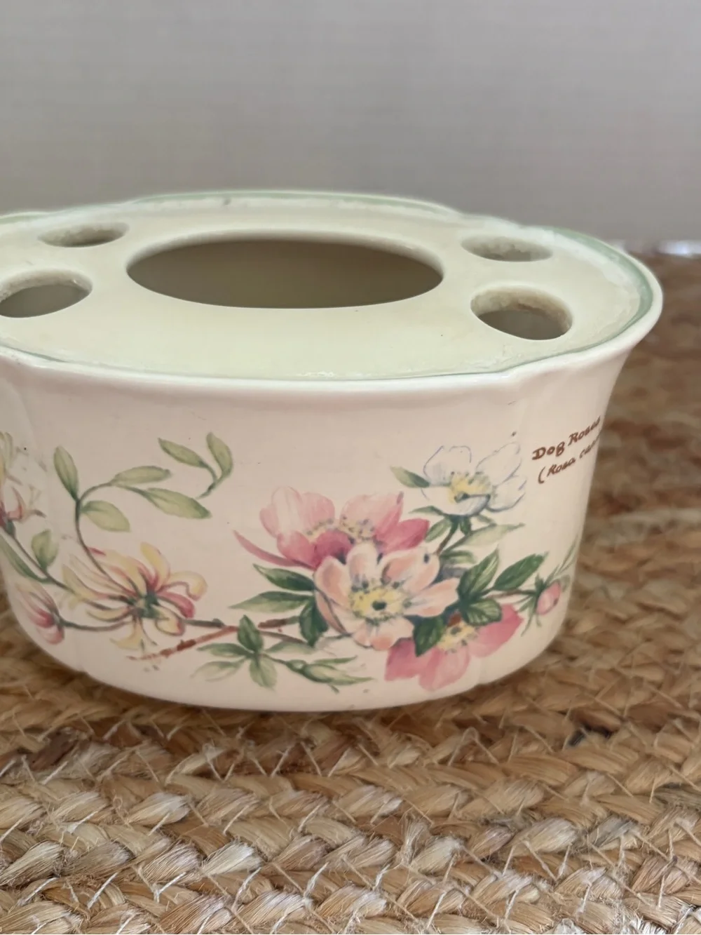 Vintage Royal Winton “The Country Diary Collection toothbrush holder